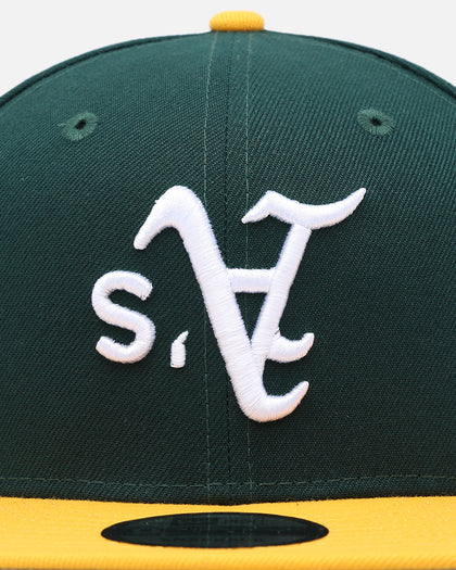 New Era Oakland Athletics 'Upside Down TMC' 9FIFTY Snapback Green