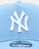 New Era New York Yankees 'Polychromatic' 9FORTY A-Frame Snapback Sky Blue