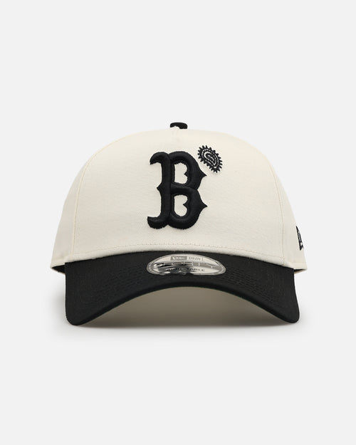 New Era Boston Red Sox 'Paisley Hit' 9FORTY A-Frame Snapback Chrome White/Black