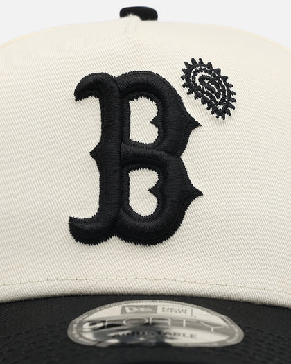 New Era Boston Red Sox 'Paisley Hit' 9FORTY A-Frame Snapback Chrome White/Black