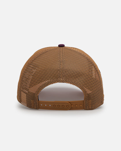 New Era Boston Red Sox 'Rustic Rose' 9FORTY A-Frame Trucker Snapback Wheat