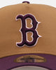 New Era Boston Red Sox 'Rustic Rose' 9FORTY A-Frame Trucker Snapback Wheat