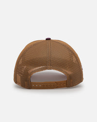 New Era Houston Astros 'Rustic Rose' 9FORTY A-Frame Trucker Snapback Wheat