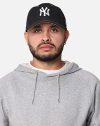 New Era New York Yankees "Black Denim" Classic Casual Strapback Black Denim/Rust Contrast