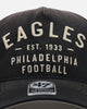 47 Brand Philadelphia Eagles Dusted 47 Hitch Snapback Black