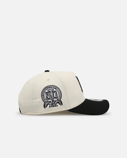 New Era Los Angeles Angels 'Chrome Upside Down Logo' 9FORTY A-Frame Snapback Chrome/Black