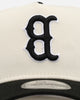 New Era Boston Red Sox 'Chrome Upside Down Logo' 9FORTY A-Frame Snapback Chrome/Black