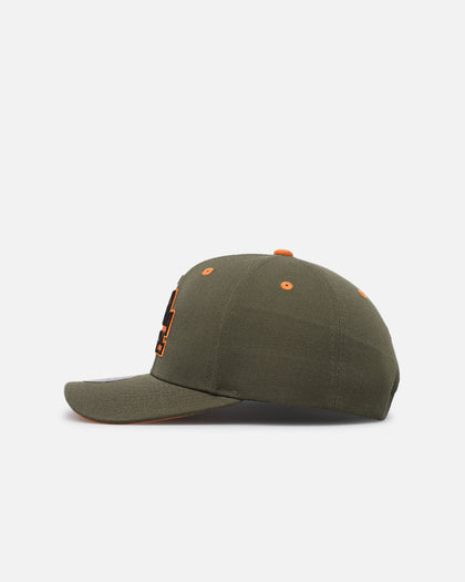 Mitchell & Ness Los Angeles Dodgers 'Harmony Of Hues' Pro Crown Snapback Olive/Orange