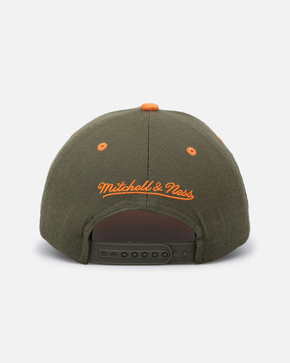 Mitchell & Ness Vancouver Grizzlies 'Harmony Of Hues' Pro Crown Snapback Olive/Orange