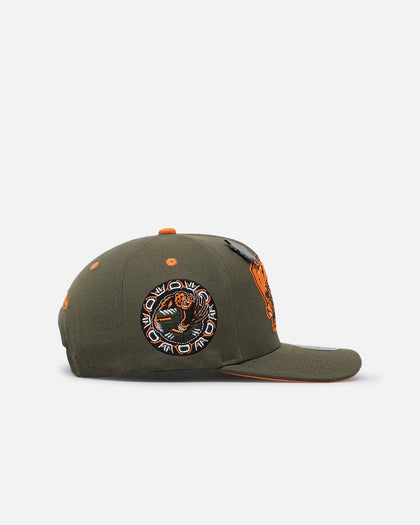 Mitchell & Ness Vancouver Grizzlies 'Harmony Of Hues' Pro Crown Snapback Olive/Orange