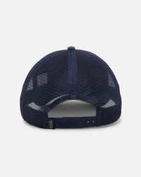 Von Dutch Washed Twill Trucker Snapback Navy