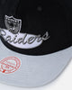Mitchell & Ness Las Vegas Raiders Centre Circle Origin Snapback Black/Grey