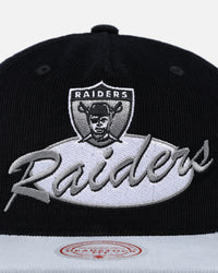 Mitchell & Ness Las Vegas Raiders Centre Circle Origin Snapback Black/Grey