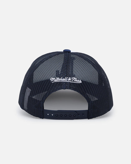 Mitchell & Ness Los Angeles Dodgers Logo Foam Trucker Snapback Blue/White