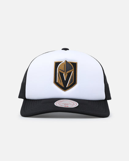 Mitchell & Ness Vegas Golden Knights Logo Foam Trucker Snapback Black/White