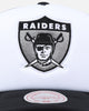 Mitchell & Ness Las Vegas Raiders Logo Foam Trucker Snapback Black/White