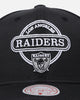 Mitchell & Ness Los Angeles Raiders Ice Pro Crown Snapback Black