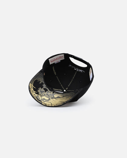 Mitchell & Ness Los Angeles Lakers 'Year Of The Dragon' Pro Crown Snapback Black