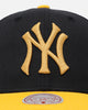 Mitchell & Ness New York Yankees "Enter The Dragon" Pro Crown Snapback Black/Ochre