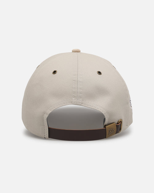 New Era Los Angeles Dodgers 'Cream Suede' 9FORTY A-Frame Strapback Stone/Oatmilk