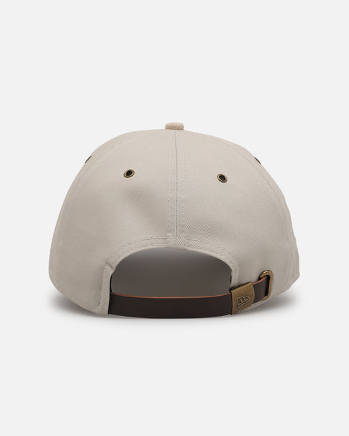 New Era Los Angeles Lakers 'Cream Suede' 9FORTY A-Frame Strapback Stone/Oatmilk