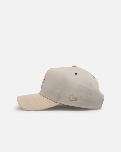 New Era New York Yankees 'Cream Suede' 9FORTY A-Frame Strapback Stone/Oatmilk
