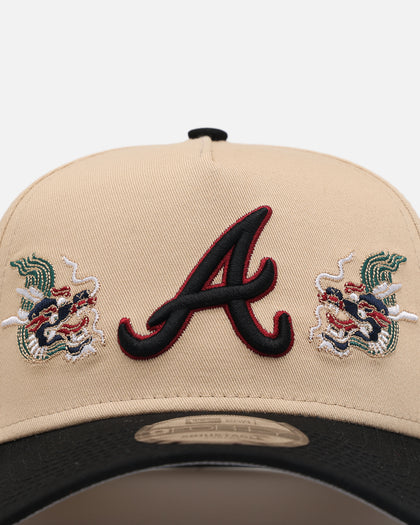 New Era Atlanta Braves 'Dragon Collection 2.0' 9FORTY A-Frame Snapback Black/Oak