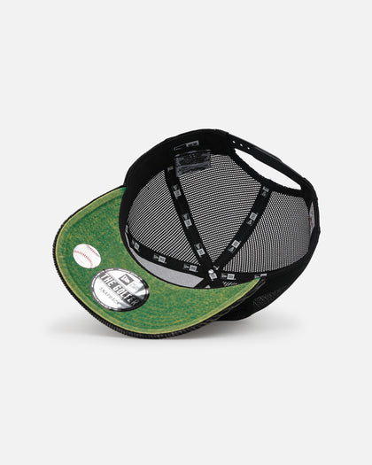 New Era Houston Astros 'Washed Cord Racer' Corduroy Golfer Trucker Snapback Washed Black