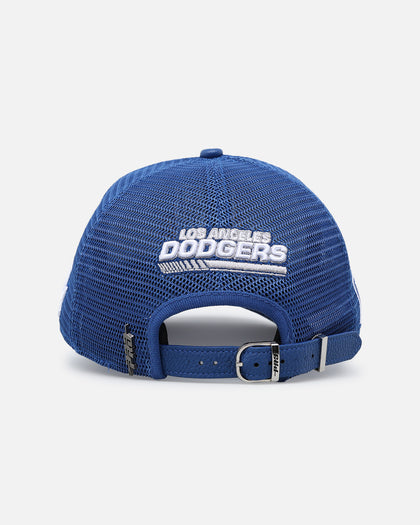 Pro Standard Los Angeles Dodgers Fast Lane Logo Wool Trucker Strapback Blue