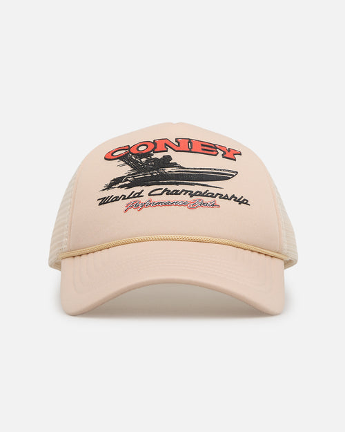 Coney Island Picnic Race Boat Trucker Snapback Oatmeal