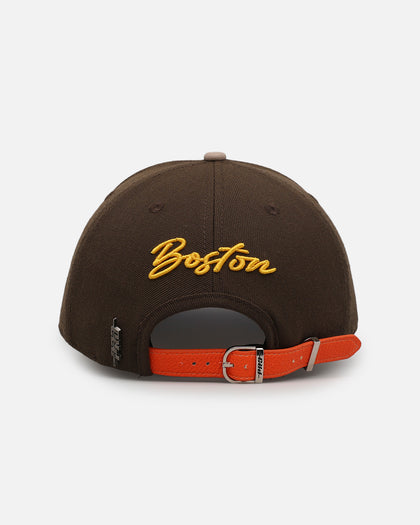 Pro Standard Boston Red Sox Stacked Strapback Brown