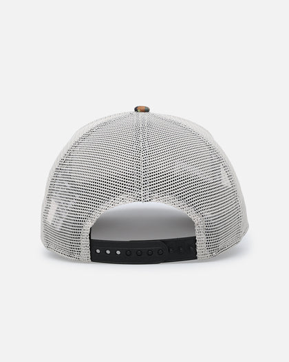 New Era Houston Astros "Camo Visor" 9FORTY A-Frame Trucker Snapback Stone/Olive