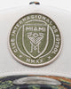 New Era Inter Miami CF "Camo Visor" 9FORTY A-Frame Trucker Snapback Stone/Olive