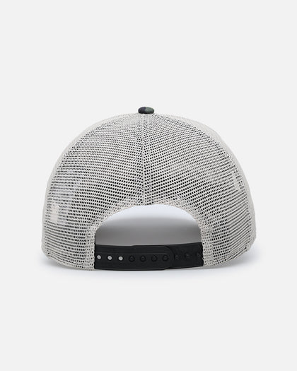 New Era Detroit Tigers "Camo Visor" 9FORTY A-Frame Trucker Snapback Stone/Olive