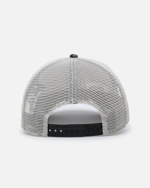 New Era Detroit Tigers "Camo Visor" 9FORTY A-Frame Trucker Snapback Stone/Olive