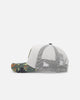 New Era Detroit Tigers "Camo Visor" 9FORTY A-Frame Trucker Snapback Stone/Olive