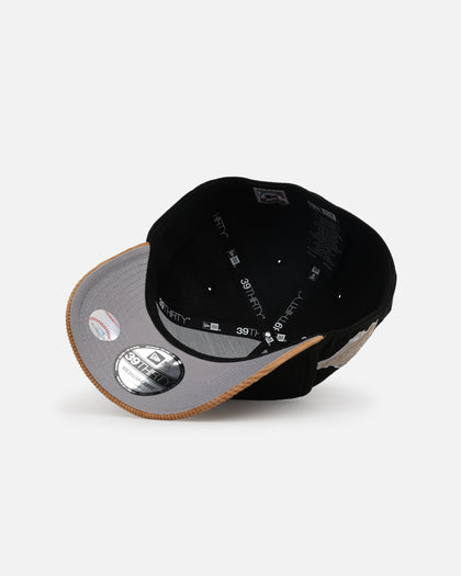 New Era Atlanta Braves 'Black Wheat' 39THIRTY A-Frame Stretch Fit Black/Wheat