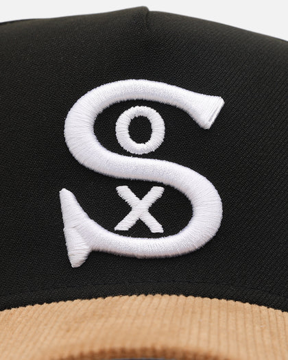 New Era Chicago White Sox 'Black Wheat' 39THIRTY A-Frame Stretch Fit Black/Wheat