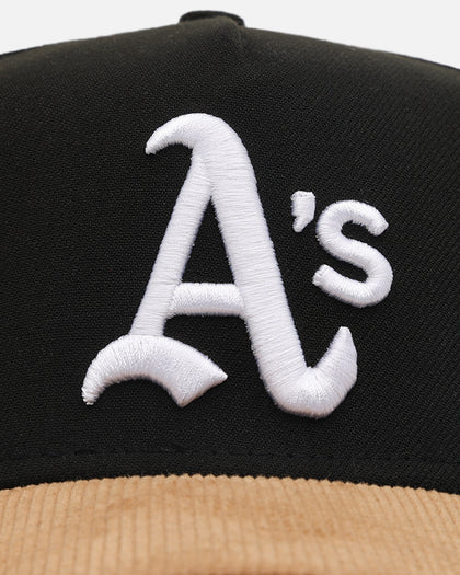 New Era Oakland Athletics 'Black Wheat' 39THIRTY A-Frame Stretch Fit Black/Wheat