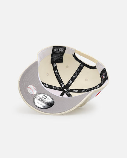 New Era Los Angeles Dodgers "Japan Pack" 9FORTY A-Frame Corduroy Snapback Chrome/Red