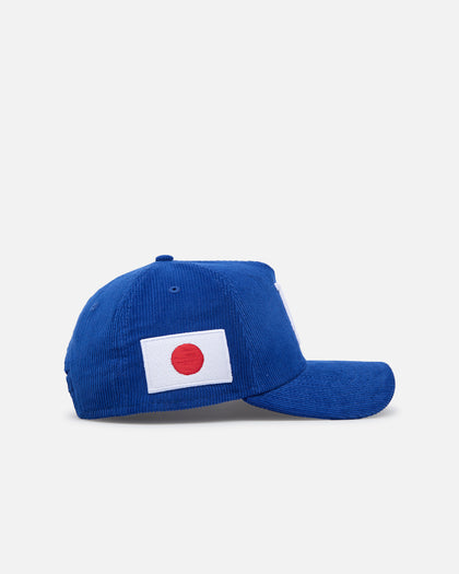 New Era Los Angeles Dodgers "Japan Pack" 9FORTY A-Frame Corduroy Snapback Blue