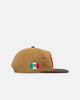 New Era Mexico National Baseball Team 'Mexican Cord Golfer' Corduroy Golfer Snapback Wheat