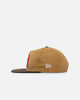 New Era Mexico National Baseball Team 'Mexican Cord Golfer' Corduroy Golfer Snapback Wheat