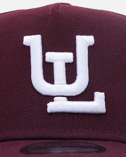 New Era Union Laguna Algodon "Liga Mexicana De Beisbol" 9FORTY Snapback Maroon
