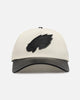 New Era Philadelphia Eagles 'Leather Visor' 9FORTY A-Frame Snapback Chrome White/Black