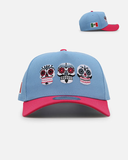 New Era Mexican Sugar Skull 'Sky Blue' 9FORTY Snapback Sky Blue
