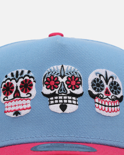 New Era Mexican Sugar Skull 'Sky Blue' 9FORTY Snapback Sky Blue