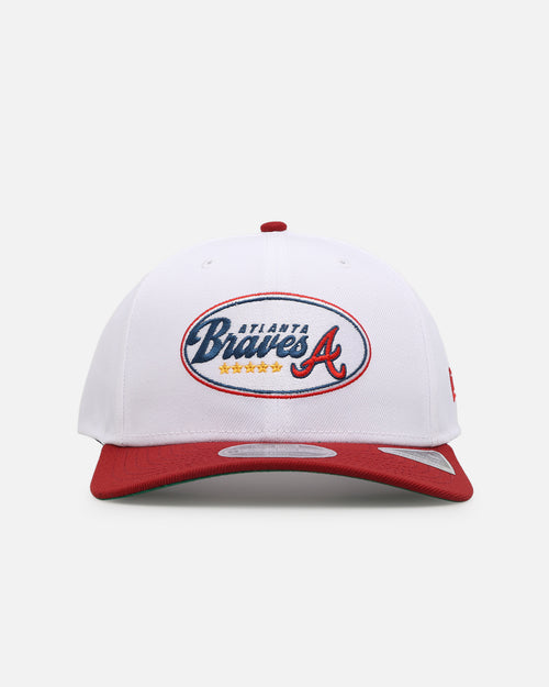 New Era Atlanta Braves "Independence Day" 9SEVENTY Snapback Chrome White