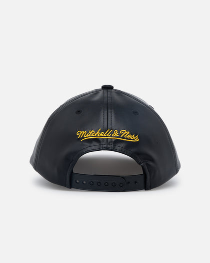Mitchell & Ness Los Angeles Lakers Workmark Leather Deadstock Snapback Black