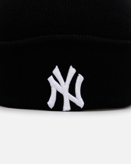 47 Brand New York Yankees Haymaker Cuff Knit Beanie Black/White